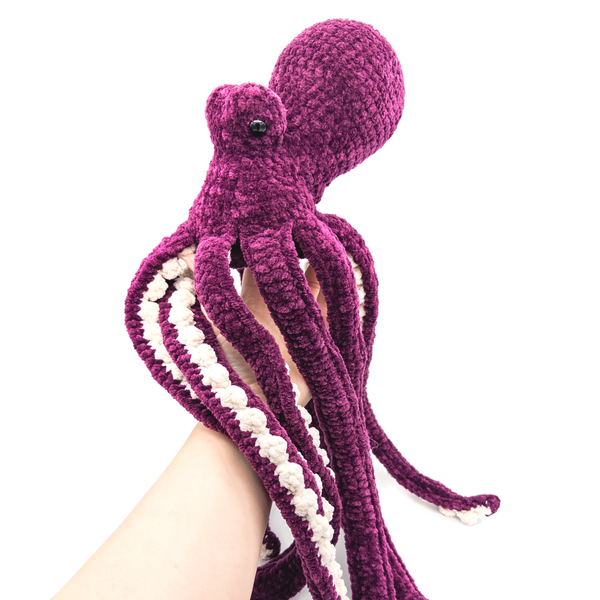 Realistic Anchor Octopus Amigurumi Crochet Stuffed Animal