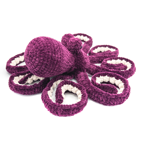 Realistic Anchor Octopus Amigurumi Crochet Stuffed Animal