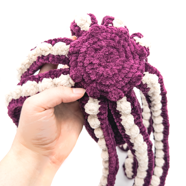 Realistic Anchor Octopus Amigurumi Crochet Stuffed Animal