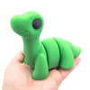 3D printed large brontosaurus fidget creature in palm of hand
