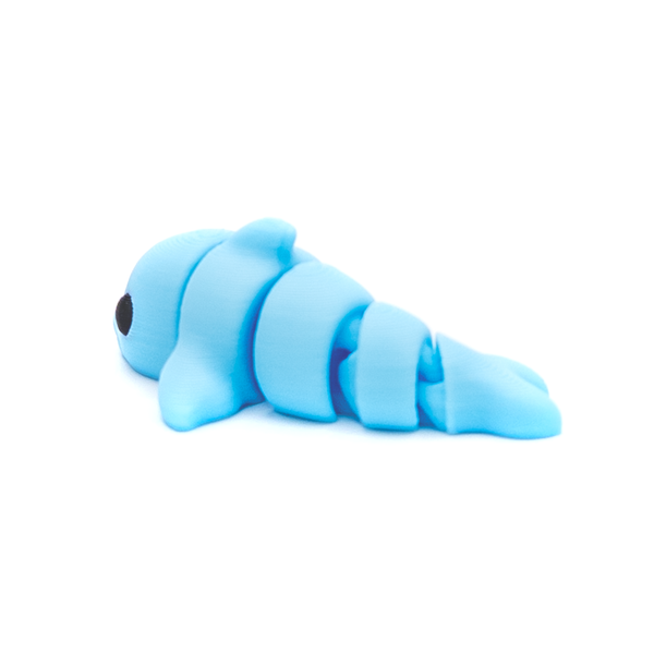 3D printed mini dolphin fidget