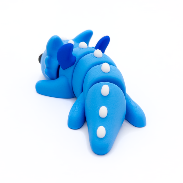 3D printed large dragon with wings fidget creature