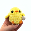Duck with a Knife Amigurumi Crochet Stuffed Animal