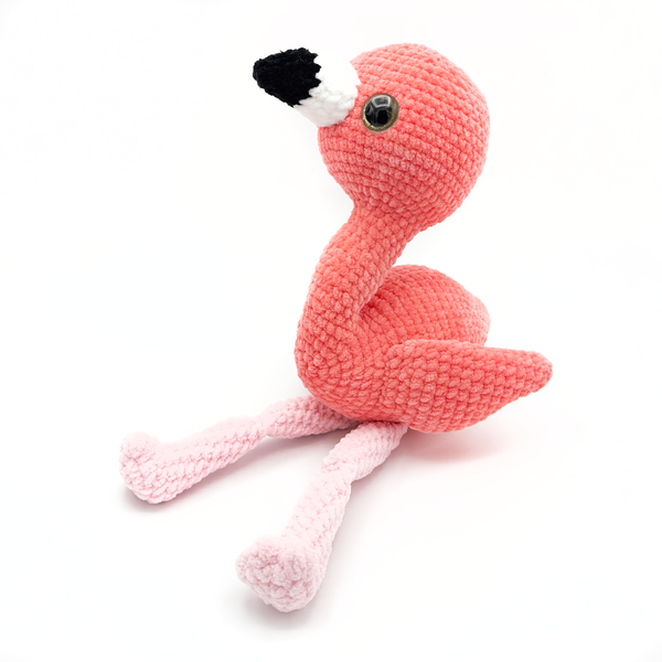 Flamingo Amigurumi Crochet Stuffed Animal