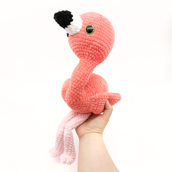 Flamingo Amigurumi Crochet Stuffed Animal