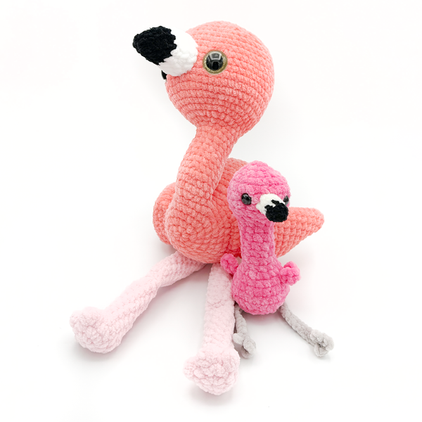 Flamingo Amigurumi Crochet Stuffed Animal