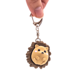 Hedgehog Clicker Keychain