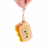 Hot Dog Clicker Keychain