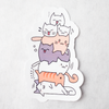 Cute Cat Stack Sticker