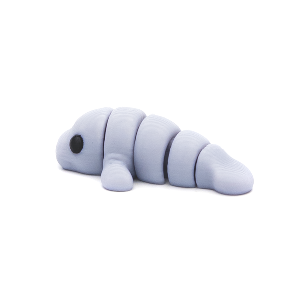 3D printed mini manatee fidget creature