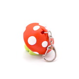 Mushroom Frog Clicker Keychain
