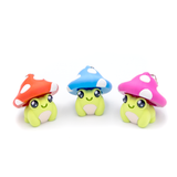 Mushroom Frog Clicker Keychain