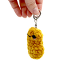 Chicken Nugget Amigurumi Crochet Plush Keychain