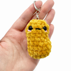 Chicken Nugget Amigurumi Crochet Plush Keychain