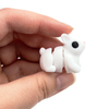 3D printed mini rabbit fidget creature held in hand