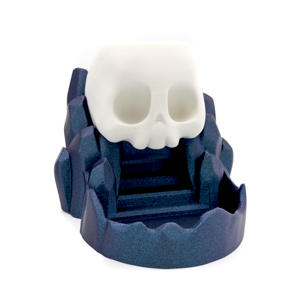 Skull on Rocks Dice Tower