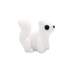 3D printed mini white squirrel fidget creature