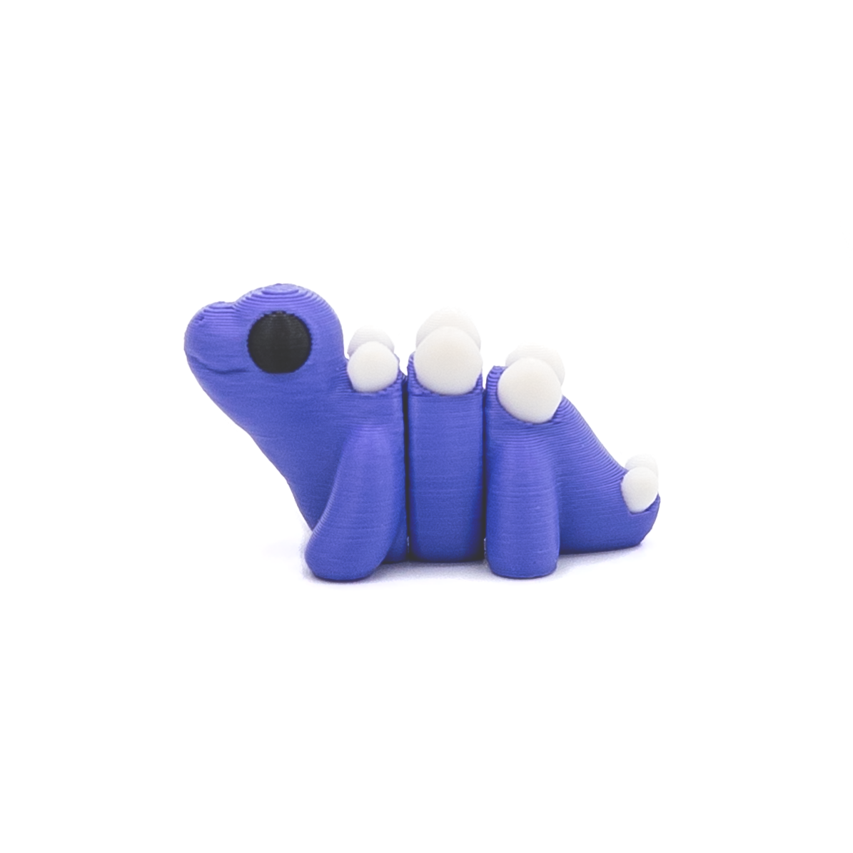 3D printed mini stegosaurus fidget creature