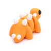 3D printed large stegosaurus fidget creature
