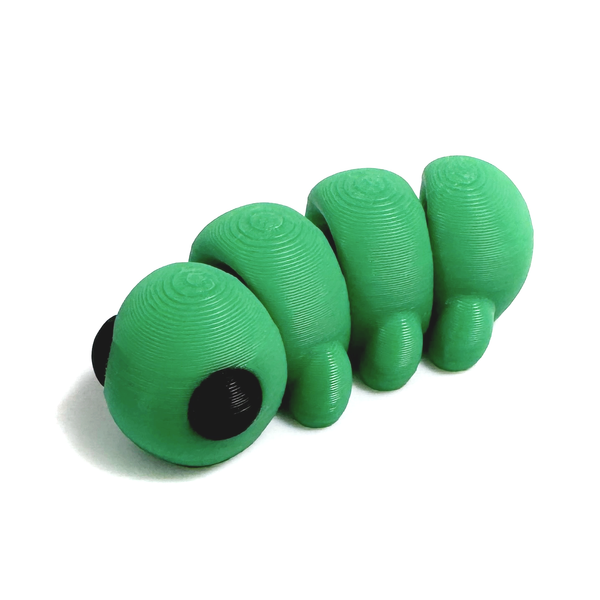 3D printed caterpillar mini fidget