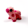 3D printed pink strawberry cow mini fidget creature