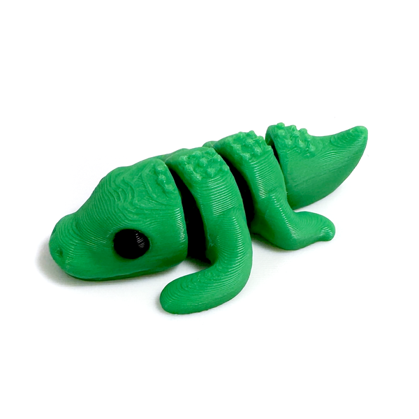 3D printed crocodile/alligator mini fidget creature