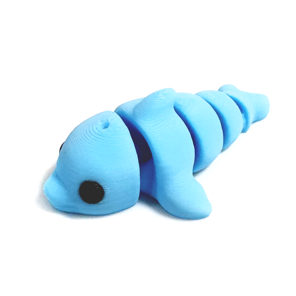 3D printed mini dolphin fidget