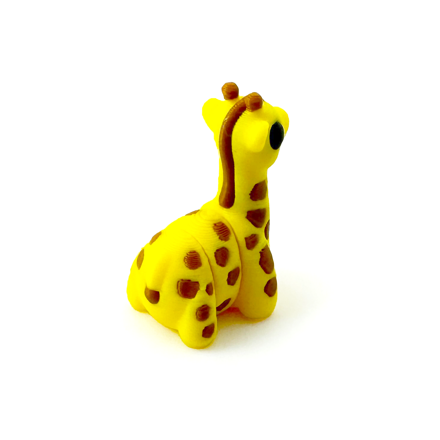 3D printed giraffe mini fidget creature