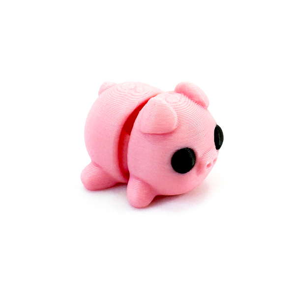 3D printed pig mini fidget creature