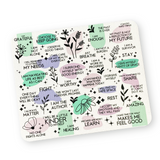 positive affirmations mouse pad featuring uplifting daily reminders
