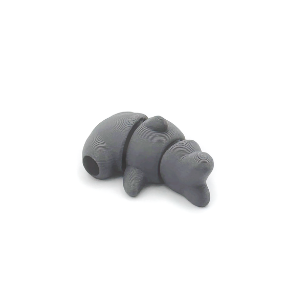 3D printed mini hammerhead shark fidget creature