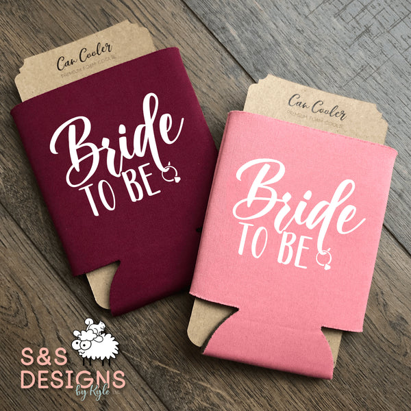 Bride To Be Can Cooler
