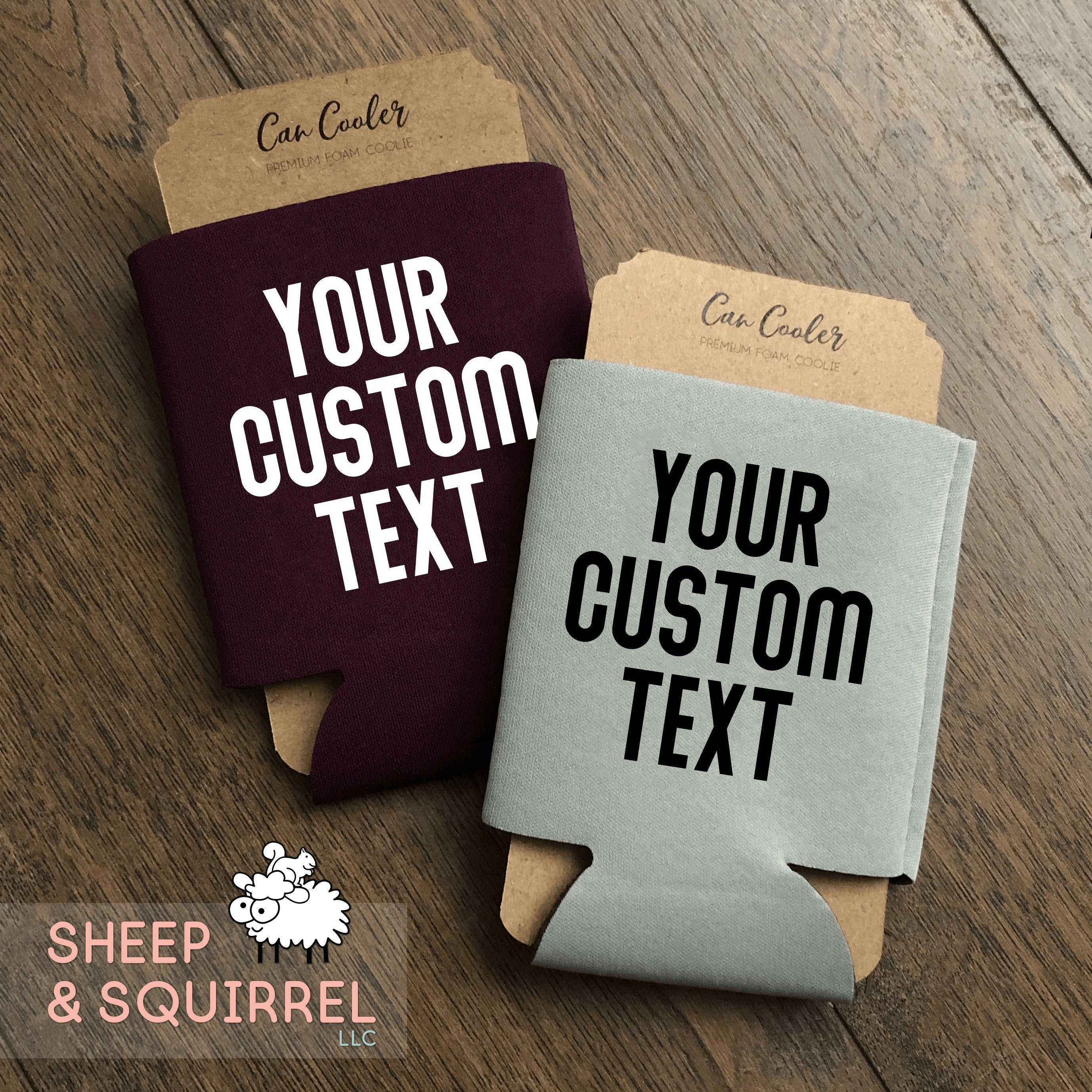 Custom Personalized Can Cooler