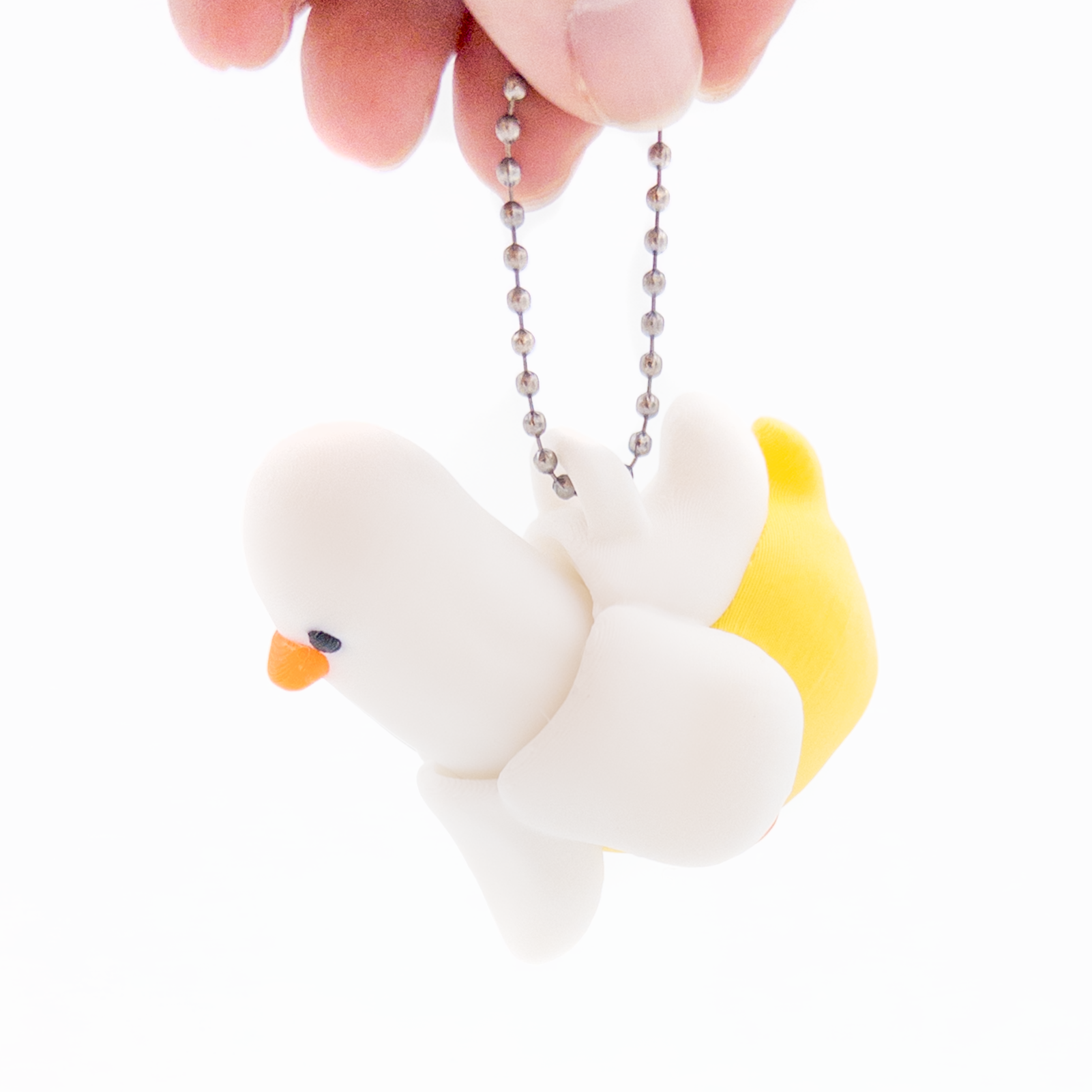 Banana Duck Clicker Keychain
