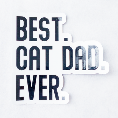 Best Cat Dad Ever Sticker