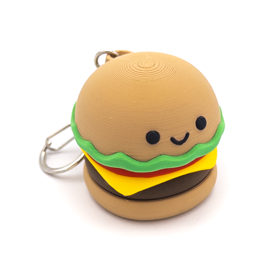 Burger Clicker Keychain