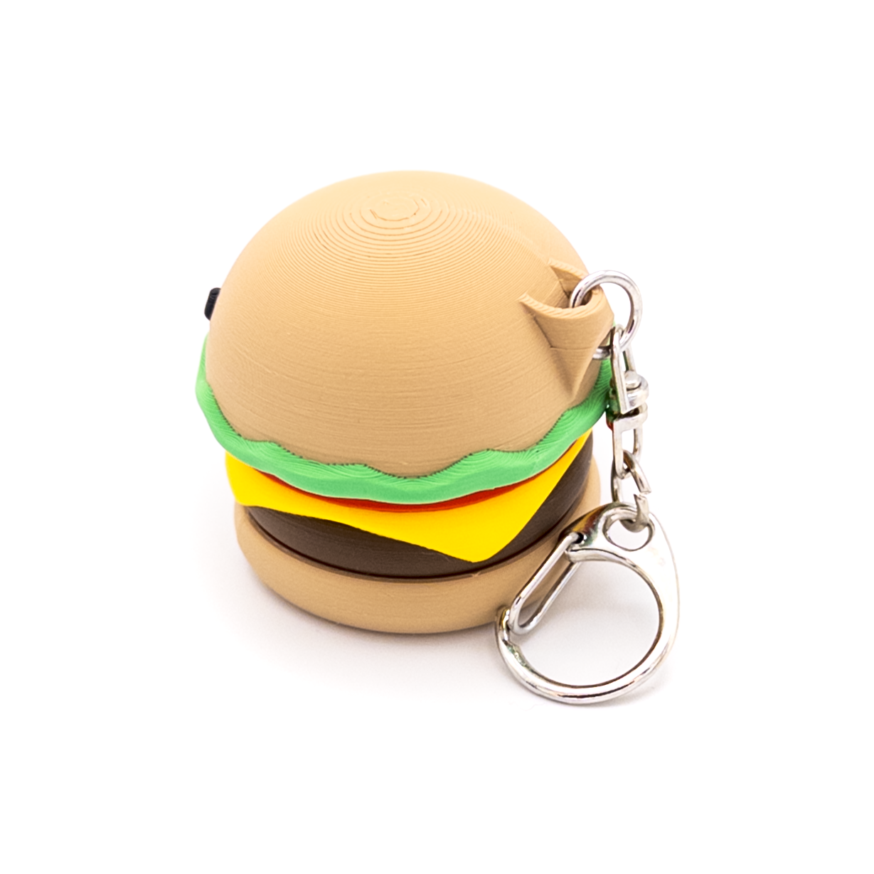 Burger Clicker Keychain