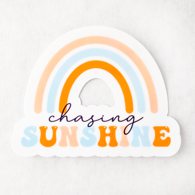 Chasing Sunshine Rainbow Sticker