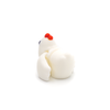 3D printed chicken mini fidget facing away