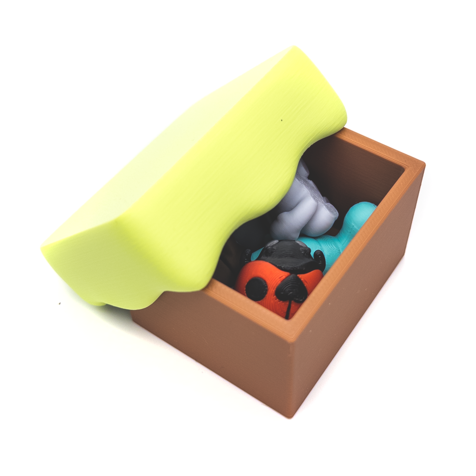 Dirt with Grass Block Container Mini Fidget Bundle