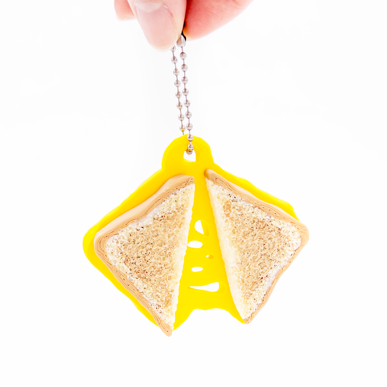 Grilled Cheese Clicker Keychain