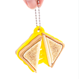 Grilled Cheese Clicker Keychain