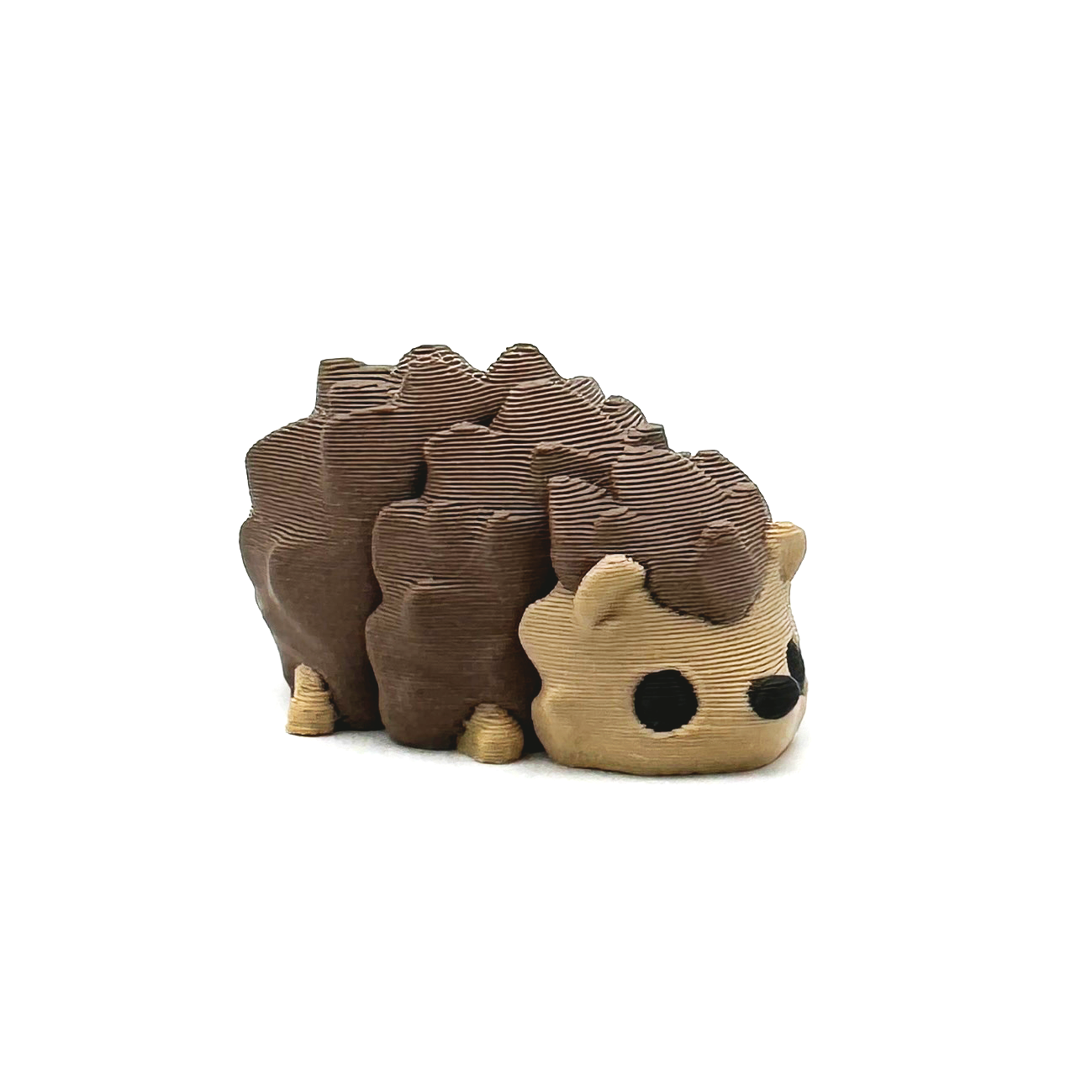 3D printed mini hedgehog fidget creature