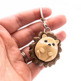 Hedgehog Clicker Keychain