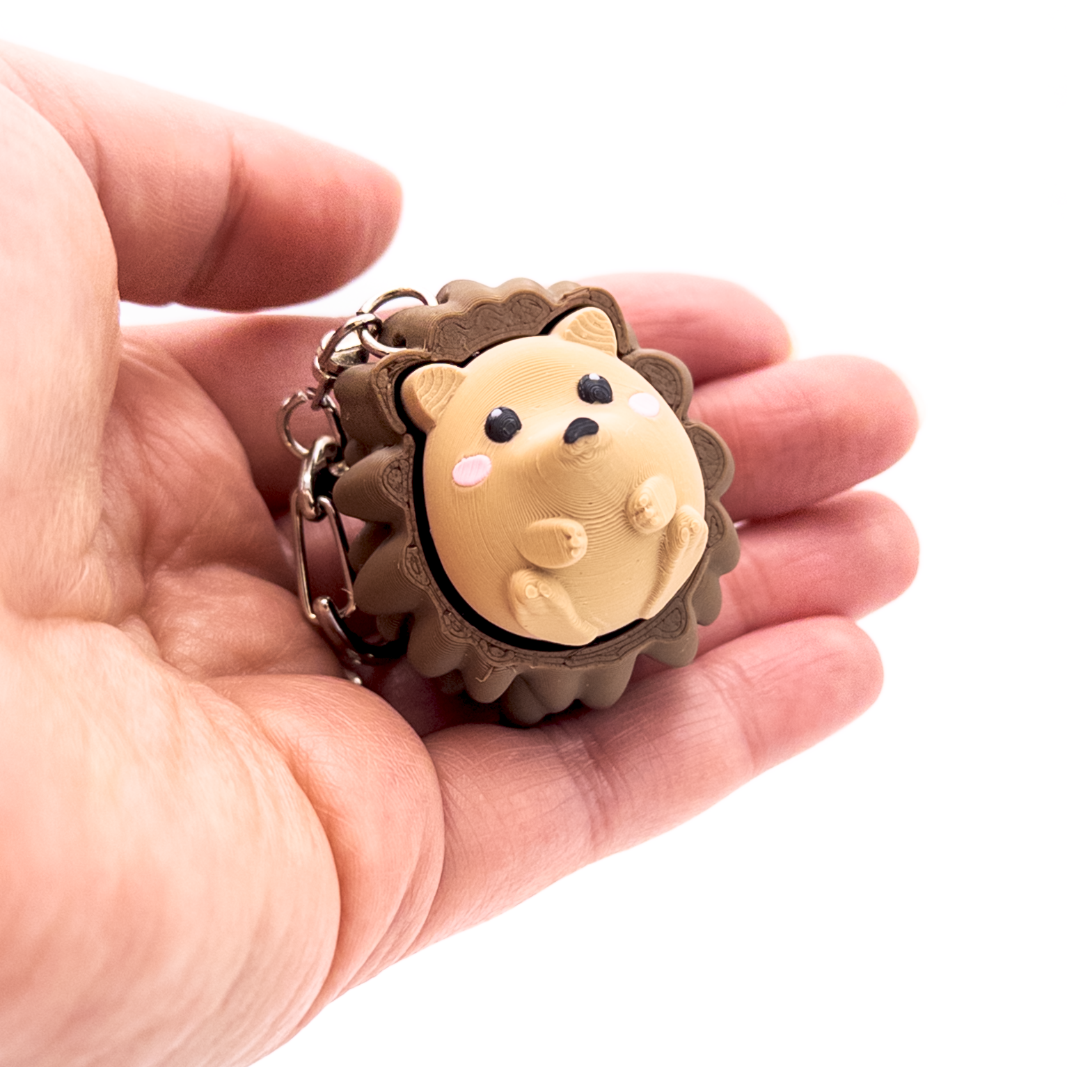 Hedgehog Clicker Keychain