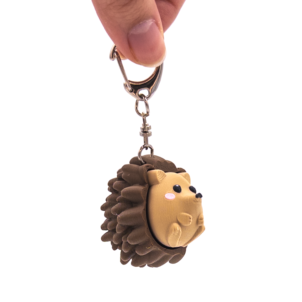 Hedgehog Clicker Keychain