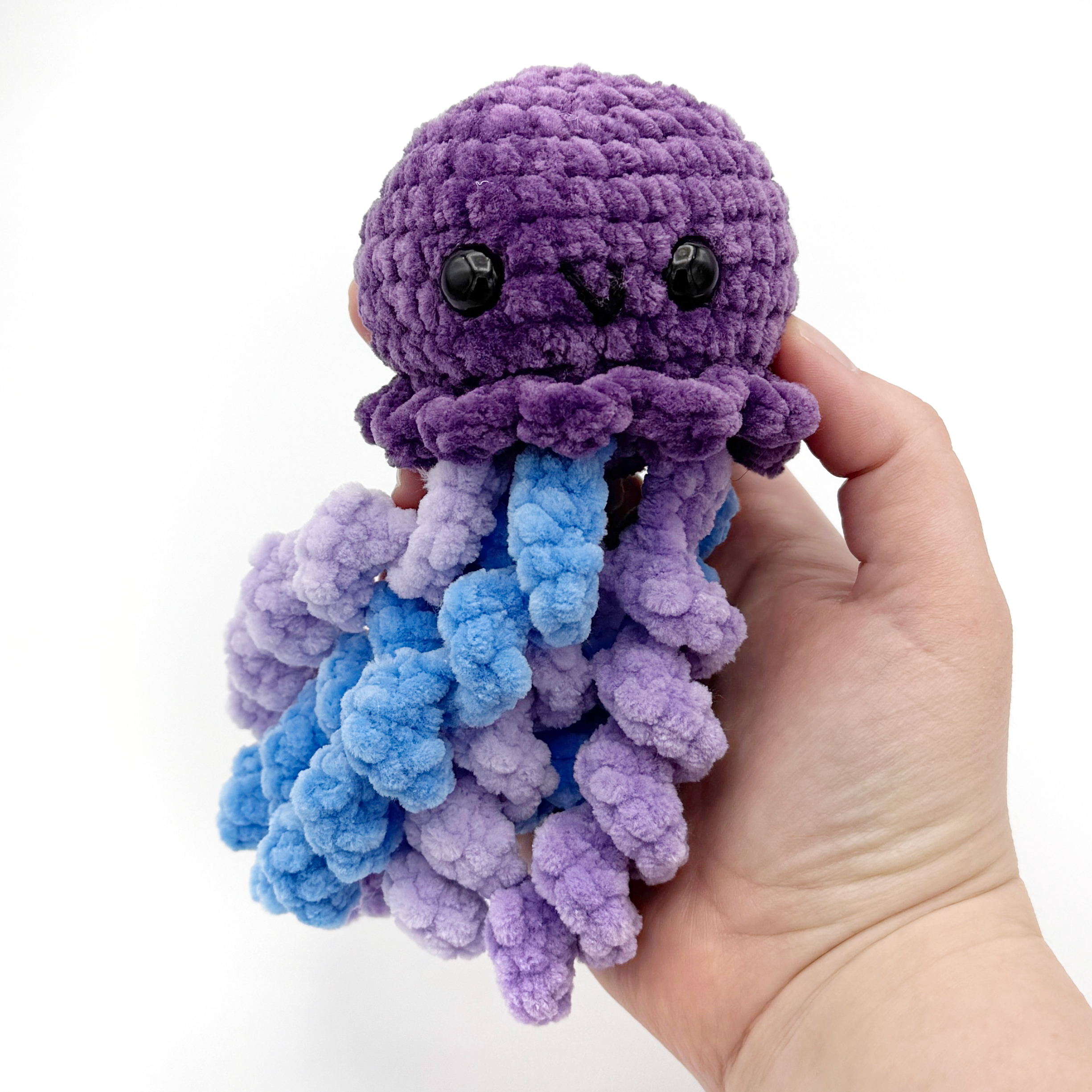 Jellyfish Amigurumi Crochet Stuffed Animal
