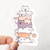 Cute Cat Stack Sticker