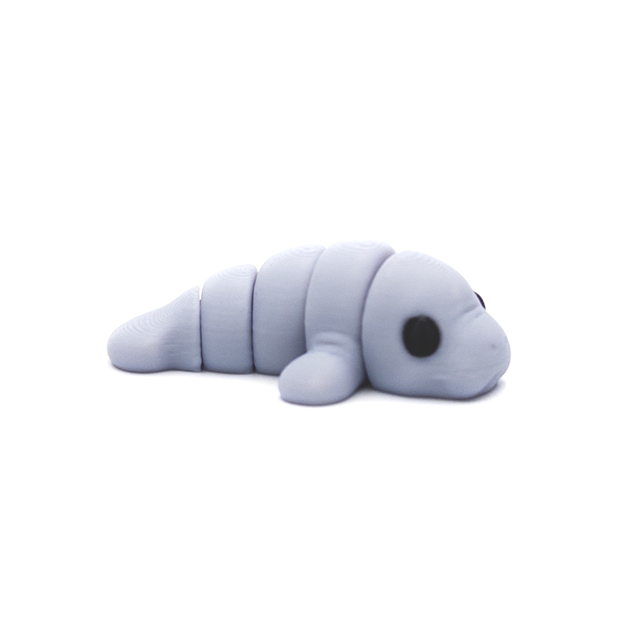 3D printed mini manatee fidget creature