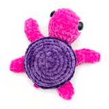 Sea Turtle Crochet Amigurumi Stuffed Animal from above